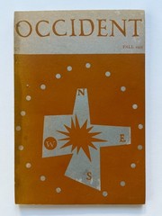 1955 JOAN DIDION Allen Ginsberg GARY SNYDER ~ Occident ~ Beat Bay Area RARE