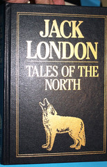 THE JACK LONDON LIBRARY 2 Volumes Dark Blue Bonded LEATHER with Slipcase