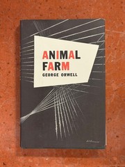 ANIMAL FARM George Orwell Book Facsimile Harcourt, Brace and Company