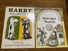Vintage: HARRY THE DIRTY DOG, Gene Zion (1956) STREGA NONA, Tomie de Paola 1975