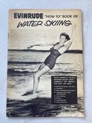 Vintage 1950s Evinrude Water Ski Skiing Book • Guide Tutorial • Bruce Parker
