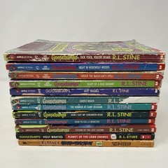 Lot of 12 VTG Goosebumps Scholastic Books 1990’s Paperbacks R L Stine Modern