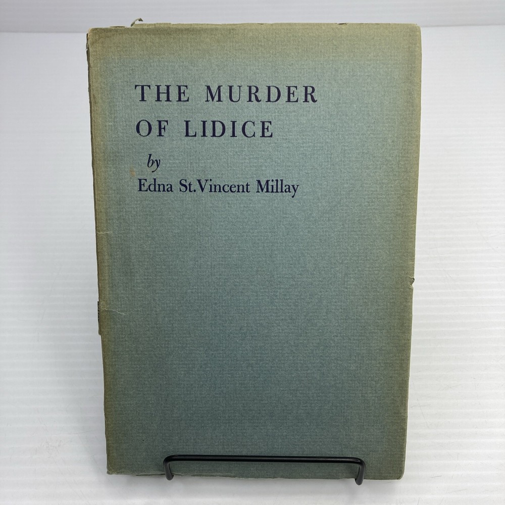 The Murder of Lidice Edna St. Vincent Millay First Edition 1942 Softcover Poetry