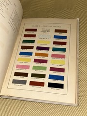 Antique 1907 Revised Manual for China Painters Monachesi COMPLETE W/COLOR PLATES