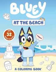 Bluey: At the Beach: A Coloring Book Sky/Pale blue