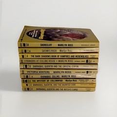 Vintage DARK SHADOWS SERIES PAPERBACK BOOKS Lot Of 10 Gothic Horror Marilyn Ross