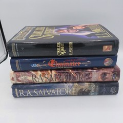 Lot of 4 Hardcover Forgotten Realms Books – RA Salvatore, Ed Greenwood