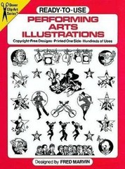 Ready-to-Use Performing Arts Illustrations by
