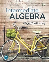Intermediate Algebra, NASTA 8th – Hardcover, by Elayn Martin-Gay – Acceptable