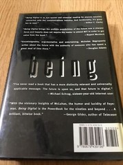 Being Digital by Nicholas Negroponte 1995 Hardcover Tough Plastic Sleeve