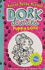 DORK DIARIES PUPPY LOVE Paperback RACHEL RENEE RUSSELL – Paperback – VERY GOOD