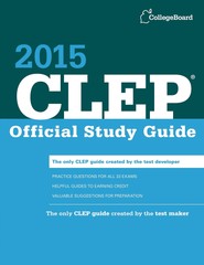 CLEP Official Study Guide 2015 – The College Board – Paperback – Acceptable
