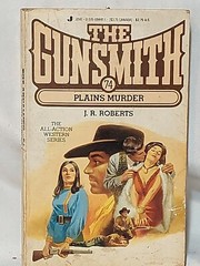 J. R. Roberts The Gunsmith Plains Murder Western Paperback 1988