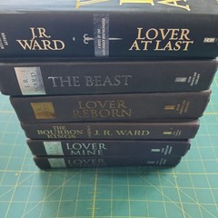 Lot Of 6 J.R. Ward Hc Books Lover At Last Mine Avenged Beast Kings Etc….