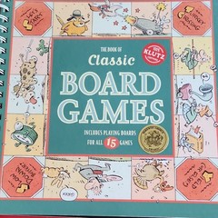 Klutz The Book of Classic Board Games Sid Sackson Illustrated Spiral Bound 1990s