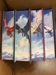 Eragon Series by Christopher Paolini – Broken Binding – SIGNED – Alt Jackets