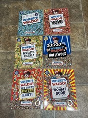 Where’s Waldo Super Six Set 6 Books, Puzzle & Poster