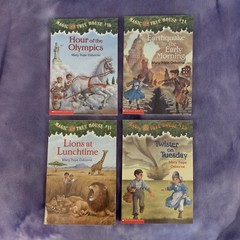 Set of 4 Magic Treehouse Paperback Books Lot 16, 24, 11, 23 Mary Pope Osborne