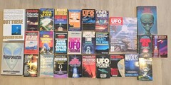 27 Old Vintage UFO Flying Saucer Paperback Book Lot Conspiracy Alien Final War