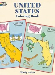 United States Coloring Book (Dover History Coloring Book) by Winky Adam