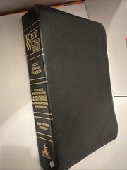 1990 AMG Key Word Study Bible NASB Red Letter Edition Leather Cover Hebrew Greek