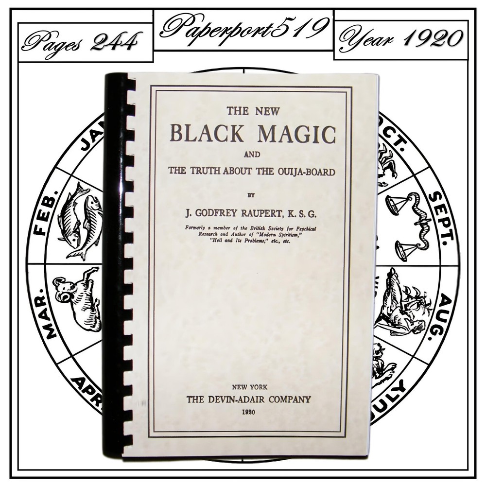 1920 The New Black Magic And The Truth About The Ouija Board 244 Pages