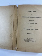 Letters On Demonology And Witchcraft Sir Walter Scott 1970 Mass Market Paperback