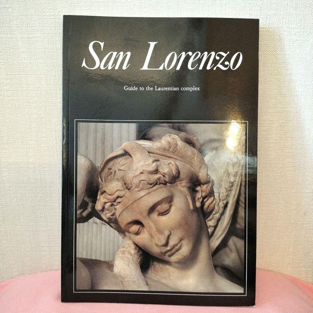 San Lorenzo Art Book Architecture Guide 10.4in x 7.1in Vintage Writing Damage
