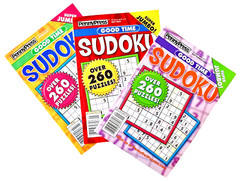 NEW Lot 3 Penny Press Dell Sudoku Good Time Puzzle Books Over 260 In Each!
