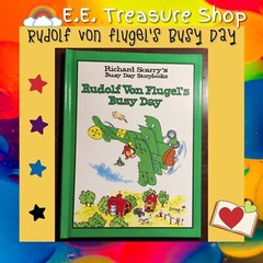 Richard Scarry Books, Set of 8, Vintage 1997, New Condition, Busy Day Storybooks