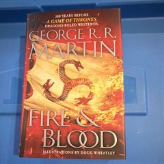 George R. R. Martin Fire & Blood First Edition Illustrated Hardcover 2018 DJ