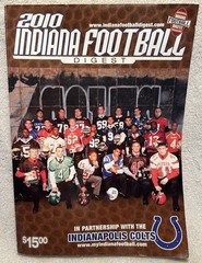 2010 Indiana Football Digest 428 Pages Of Info On High School & College Teams