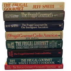 The Frugal Gourmet Jeff Smith Lot of 8 Hardcover DJ CookBooks William Morrow Co