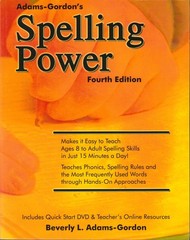 Spelling Power, Fourth Edition – paperback Beverly L Adams-Gordon