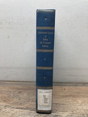 The collected lyrics of Edna Vincent Millay 1943 Rare 1st ed. Harper Hardcover