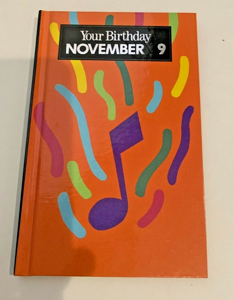 Vtg Nautilus Press New York 1990 USA-Your Birthday:November 9 Book of Fun Facts