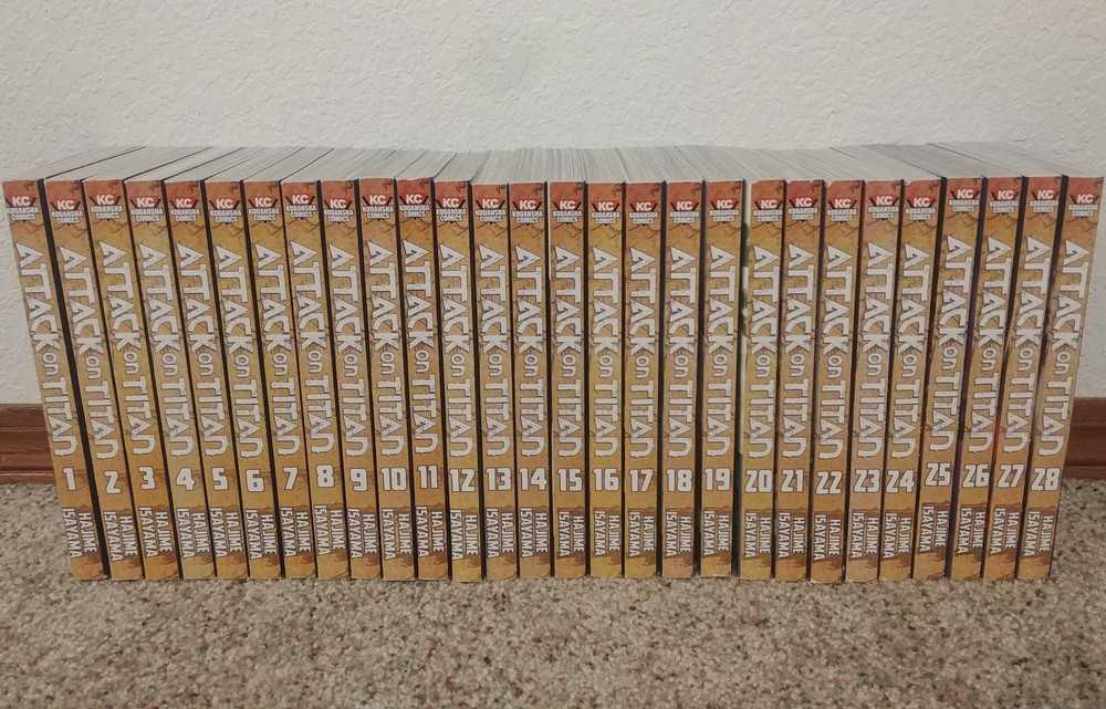Attack on Titan Manga Volumes 1-28 [Kodansha Comics] *ENGLISH VERSION* NICE!