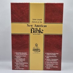 Saint Joseph Edition Bible NAB Catholic Large Type White Leather NEW SEALED