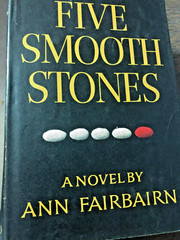 RARE 1966! Five Smooth Stones by Ann Fairbairn Hardcover w/DJ BCE