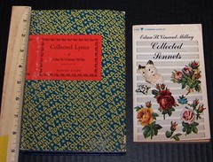 Edna St. Vincent Millay 2 Bk Lot ~ Collected Lyrics/Collected Sonnets + extras