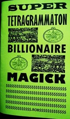 SUPER TETRAGRAMMATON BILLIONAIRE MAGICK spellbook 80 PAGE staple bound book