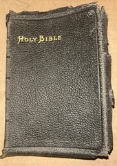 Vintage Holy Bible Oxford India Paper Printed England Leather Bound Indexed