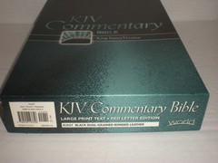 Commentary Bible: King James Version, Red-Letter Edition World Publishing NIB