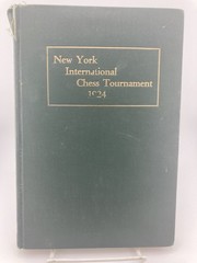1924 New York International Chess Tournament Book-1925 Edition VG