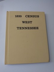 1830 Census West Tennessee by Byron Sistler 1971 Hardcover Geneology