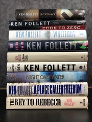 Ken Follet Books Lot of 9 Hard Cover 1st Editions (except 1 or2)