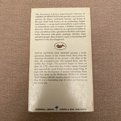 Naval Battles and Heroes American Heritage Paperback Perennial Library