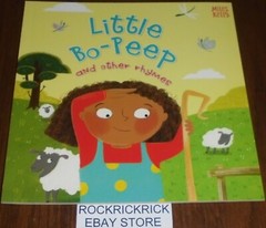 LITTLE BO-PEEP AND OTHER RHYMES BOOK (17cm X 17cm) 2019 BRAND NEW