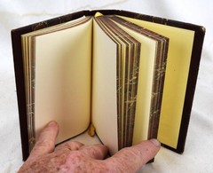 Fiorentina Italy Marbled Paper & Leather Cover Journal Book Unused