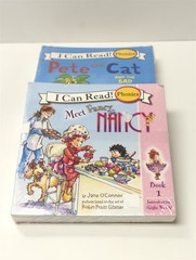 Fancy Nancy & Pete the Cat Children’s Phonics I Can Read Early Readers Lot of 24